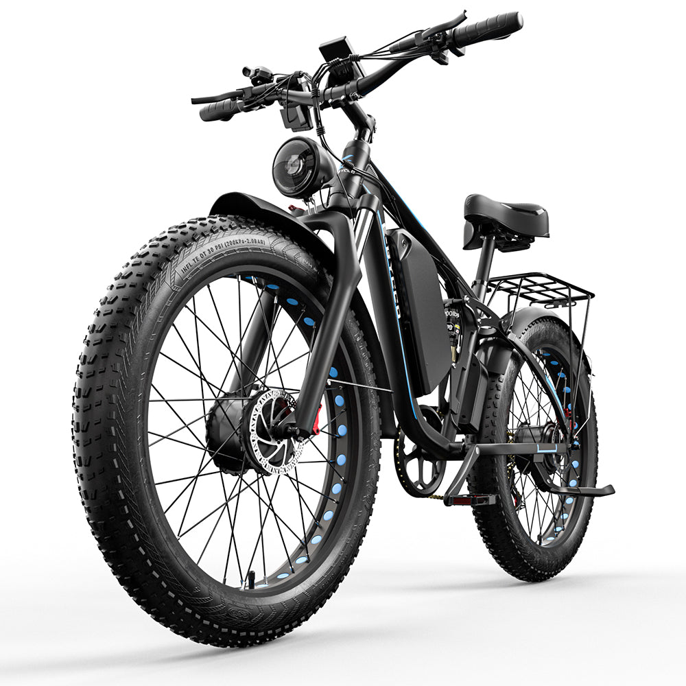 Eu Stock 52v23ah Electric Bicycle EB7 Pro Bike 26 inch Dual Motor 2000w Mountain Electric bike Free Shipping