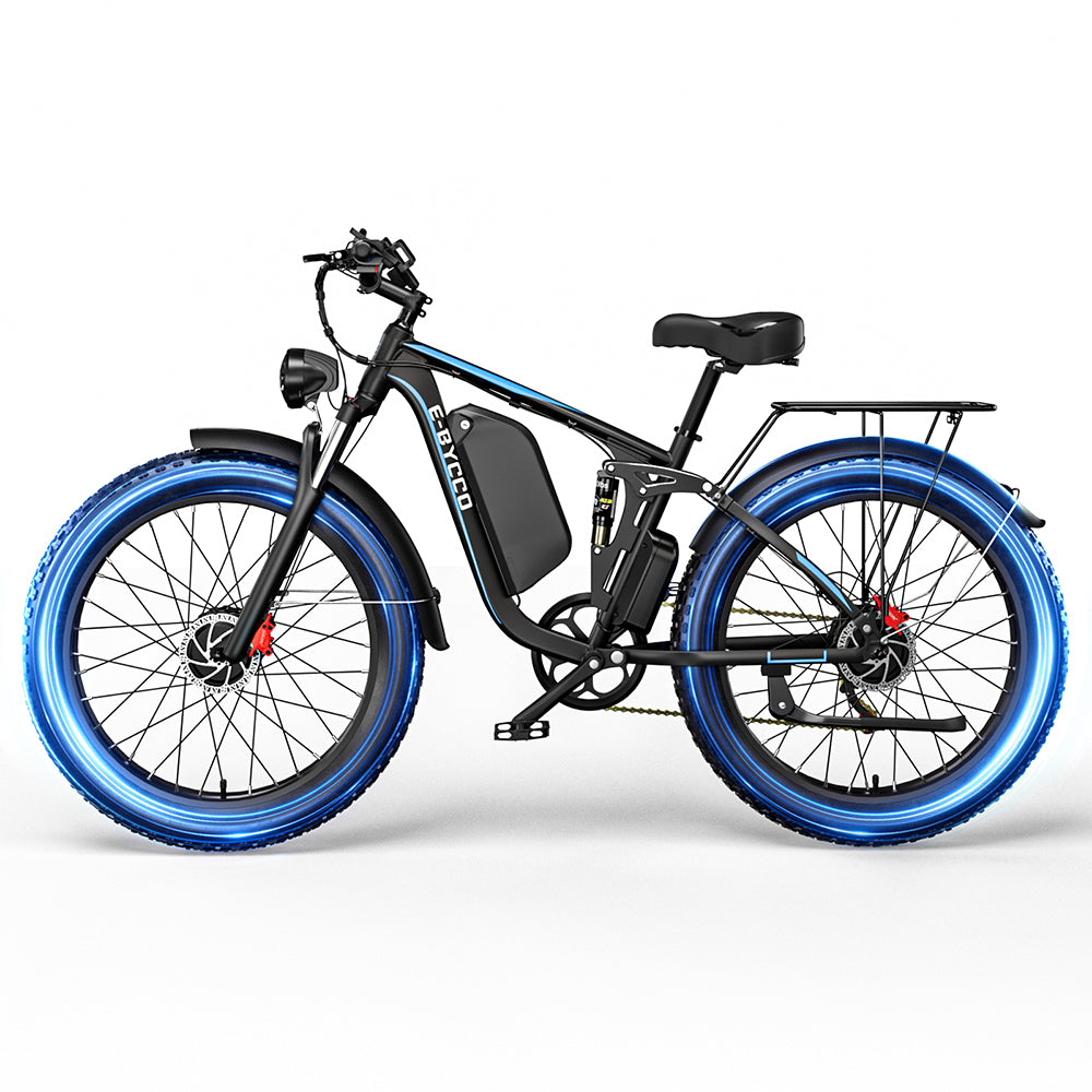 EU Stock Free Shipping 52v23ah Electric Bicycle 26 inch Dual Motor 2000w EB7 Pro Bike Mountain Electric bike