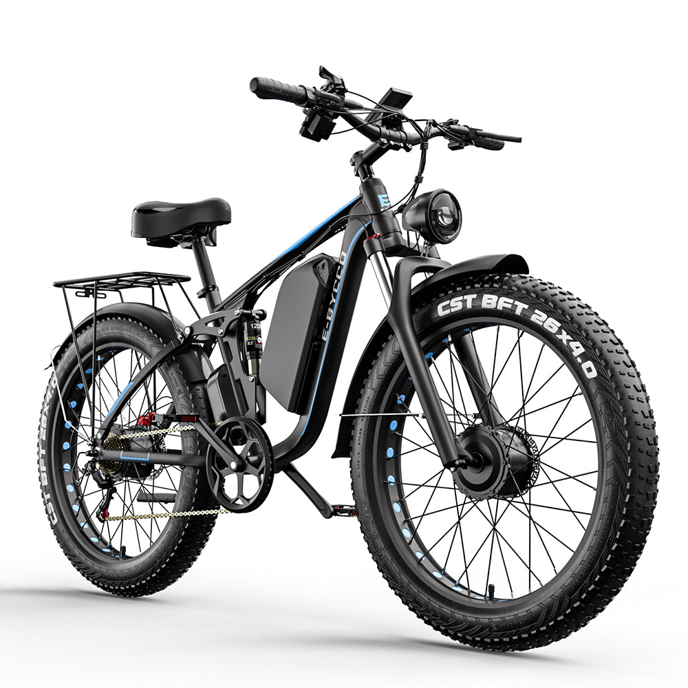 EU Stock Free Shipping 52v23ah Electric Bicycle 26 inch Dual Motor 2000w EB7 Pro Bike Mountain Electric bike