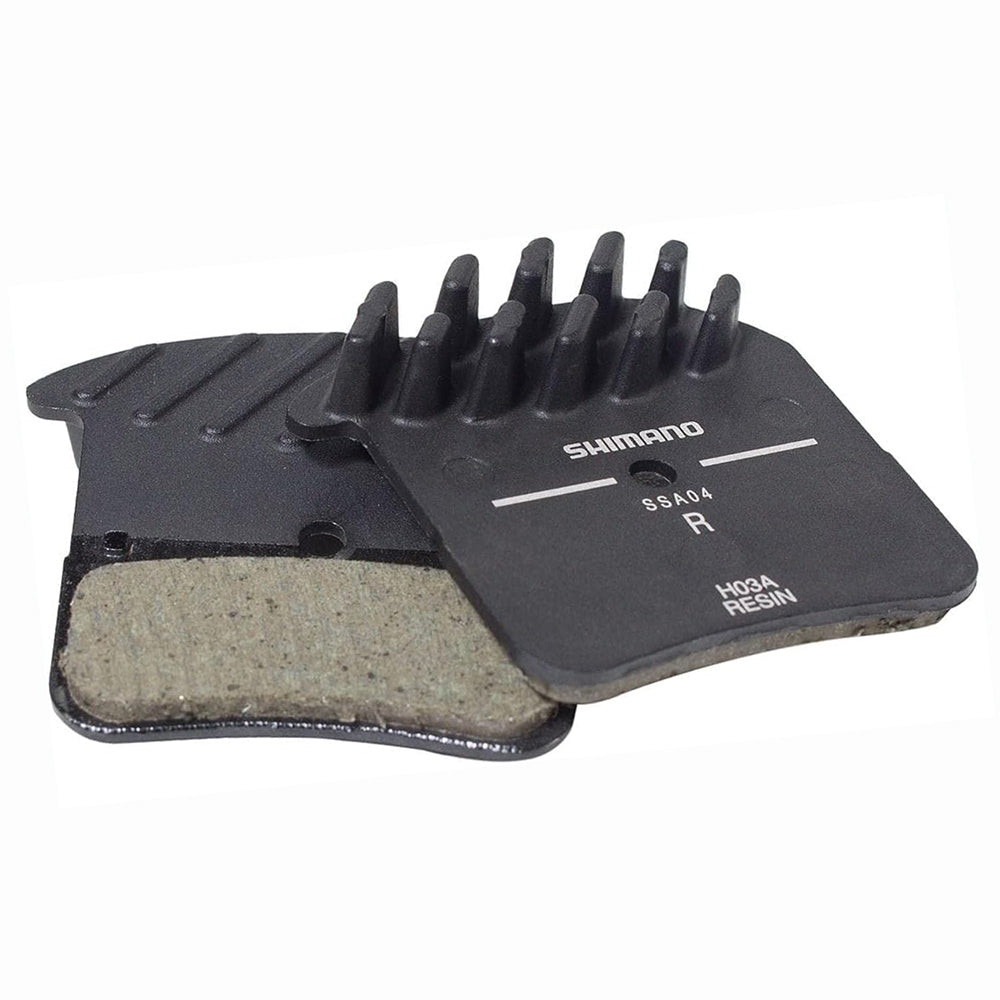 Shimano H03A Resin Disc Brake Pads and Spring with Fins